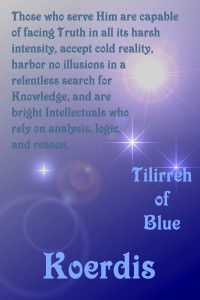 Koerdis, the Tilirreh of Blue - Your Tilirr Quiz Result